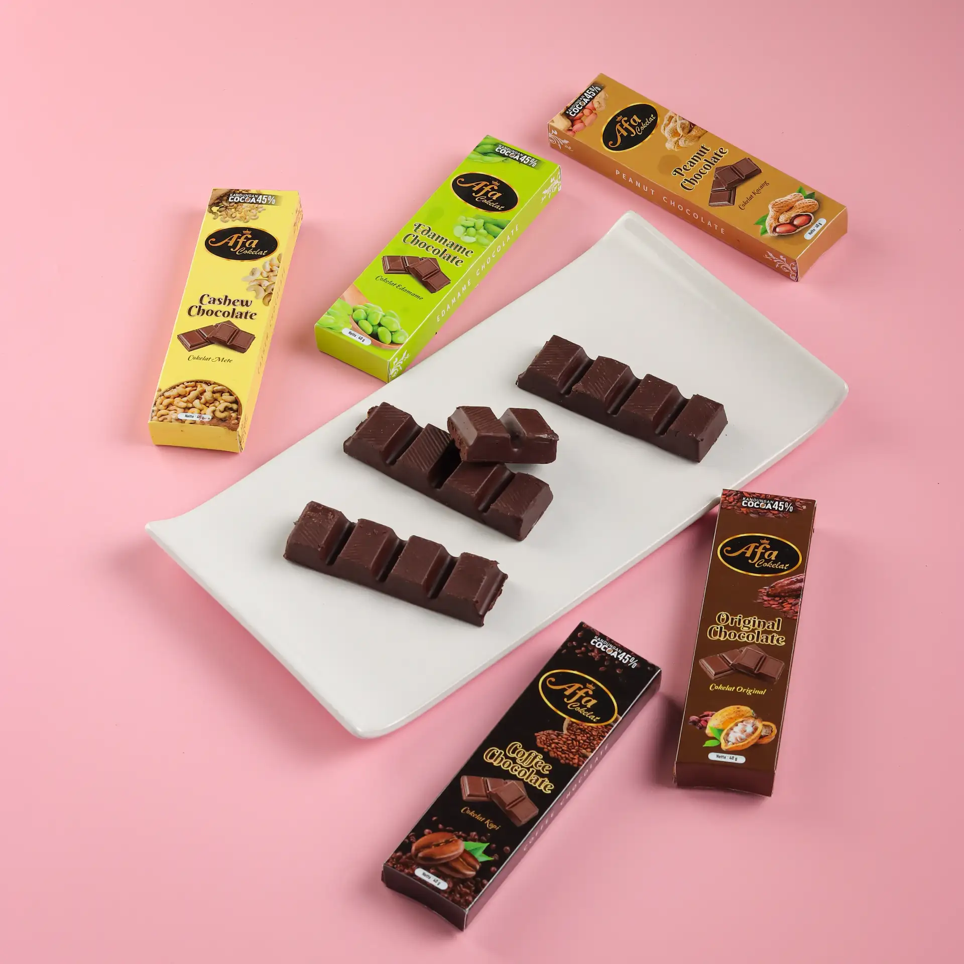 Chocolate Mini Bar premium varian 2 Afa Cokelat