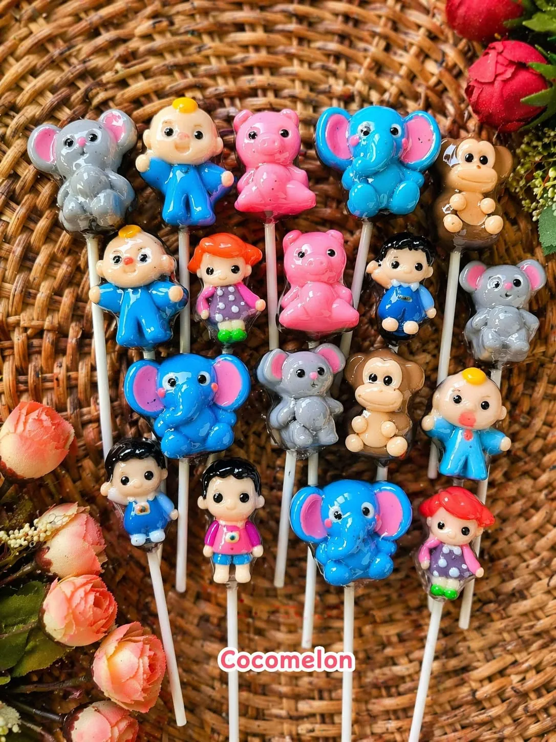 Cokelat karakter custom 3D lollypop – Afa Cokelat Jember