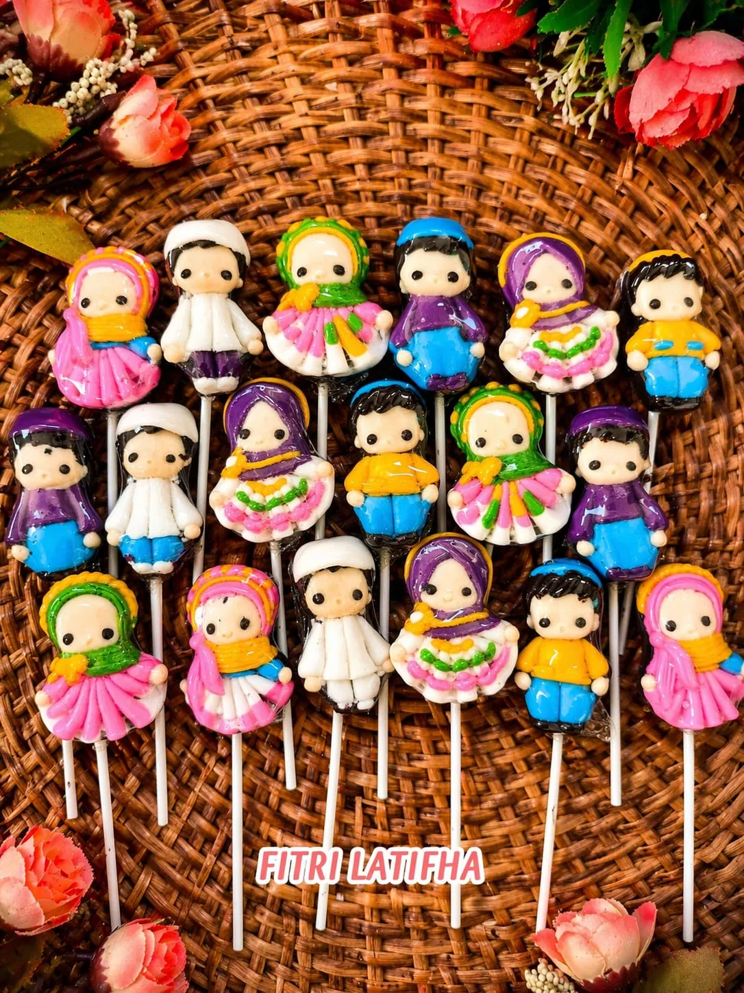 Cokelat karakter lucu custom untuk anak-anak Afa Cokelat