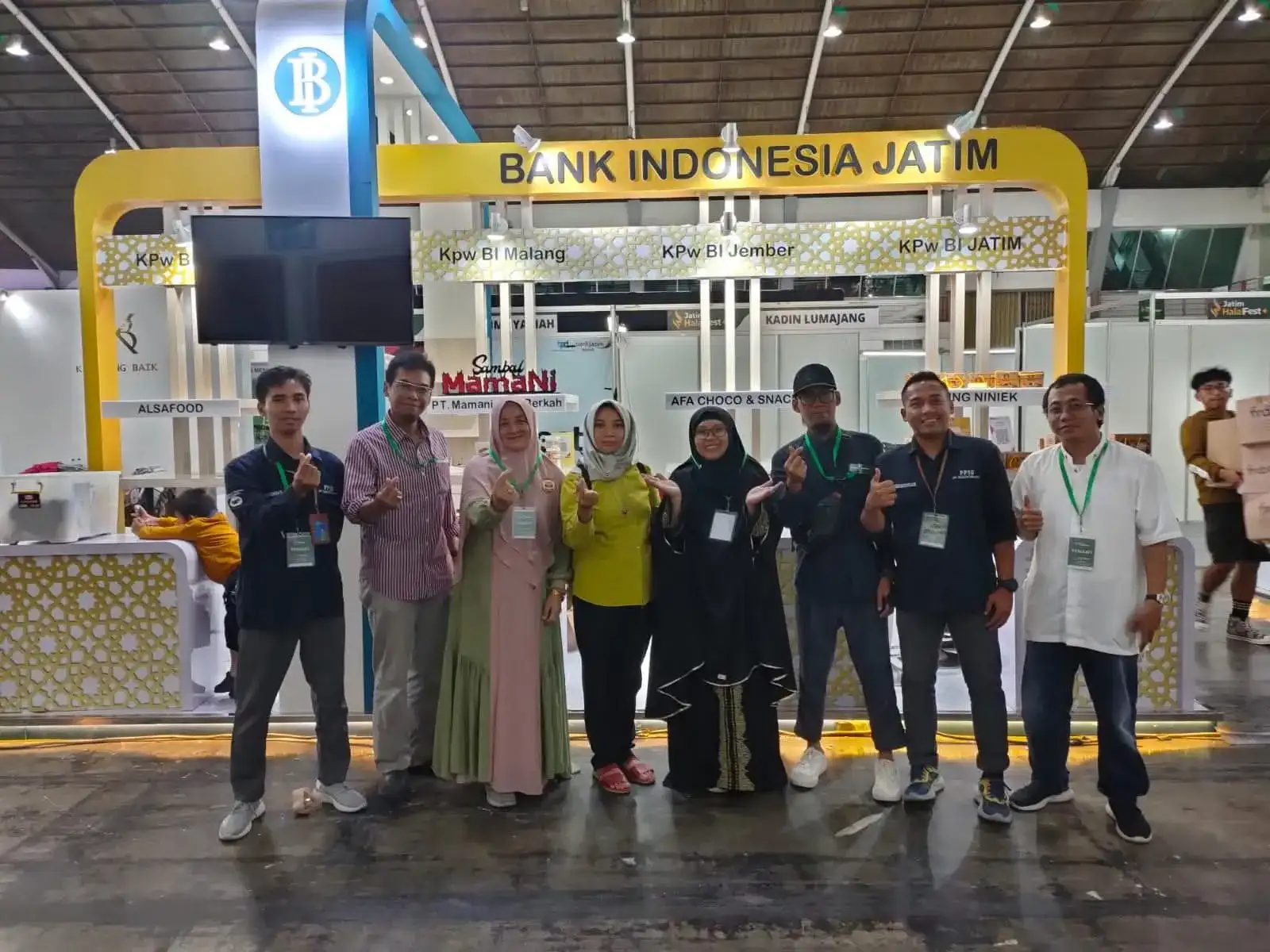 Pameran produk cokelat artisan Afa Cokelat di expo Jember