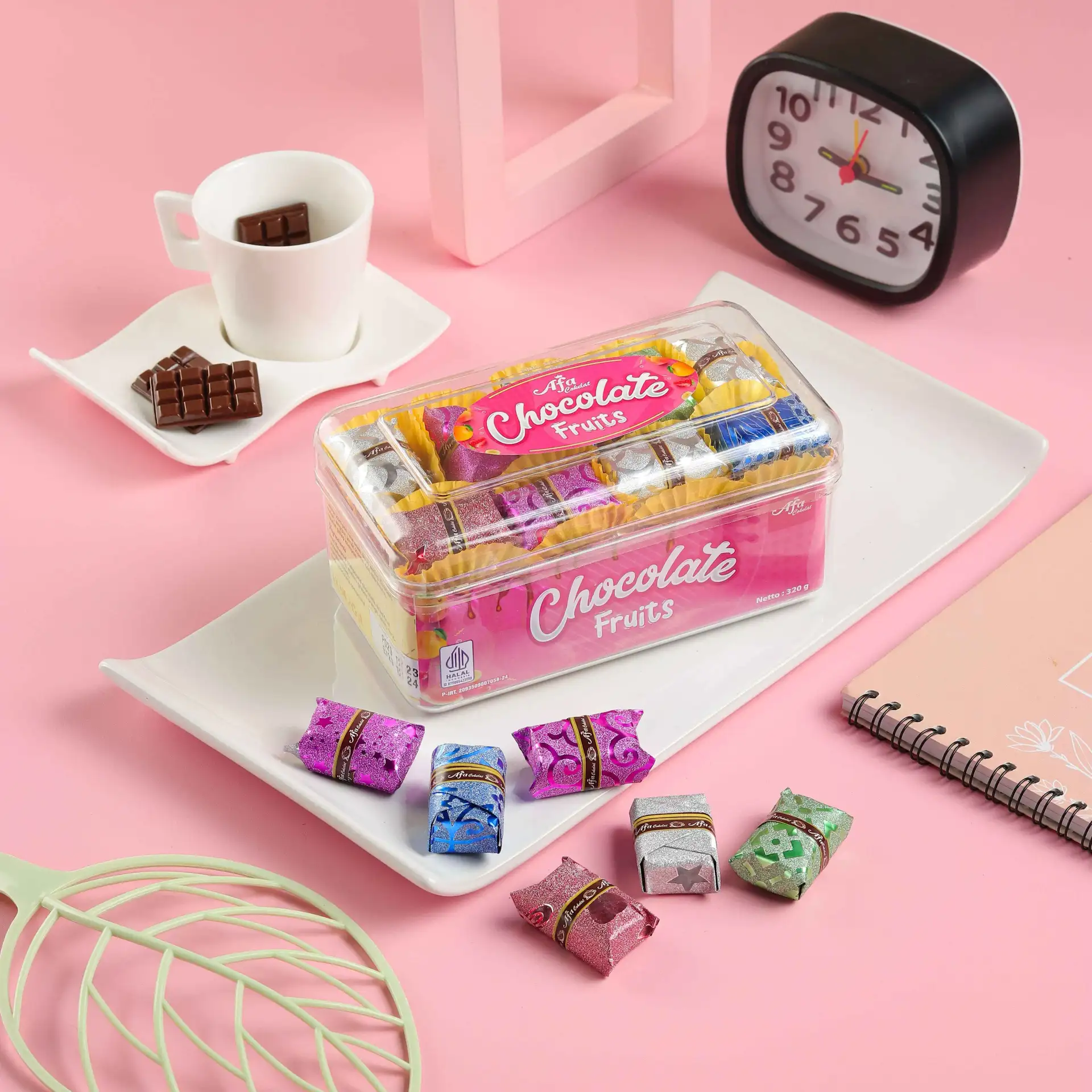 Cokelat praline premium isi buah – Afa Cokelat Jember best seller