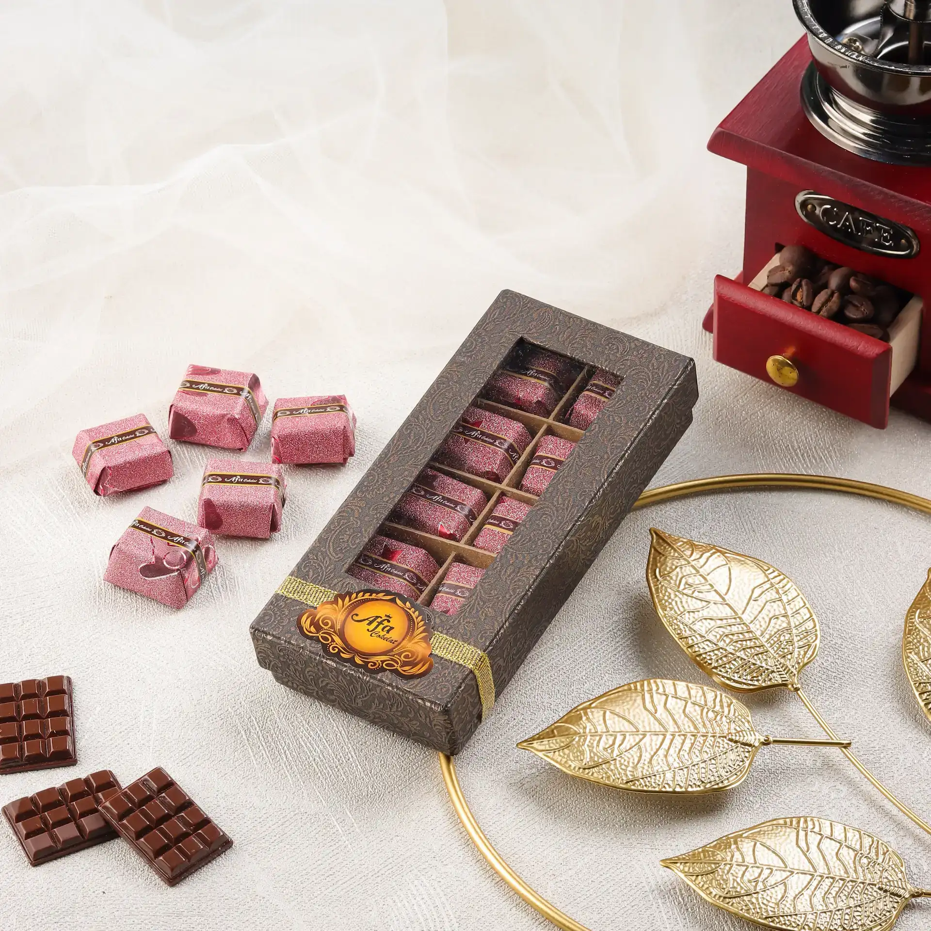 Cokelat praline premium varian 4 Afa Cokelat Jember