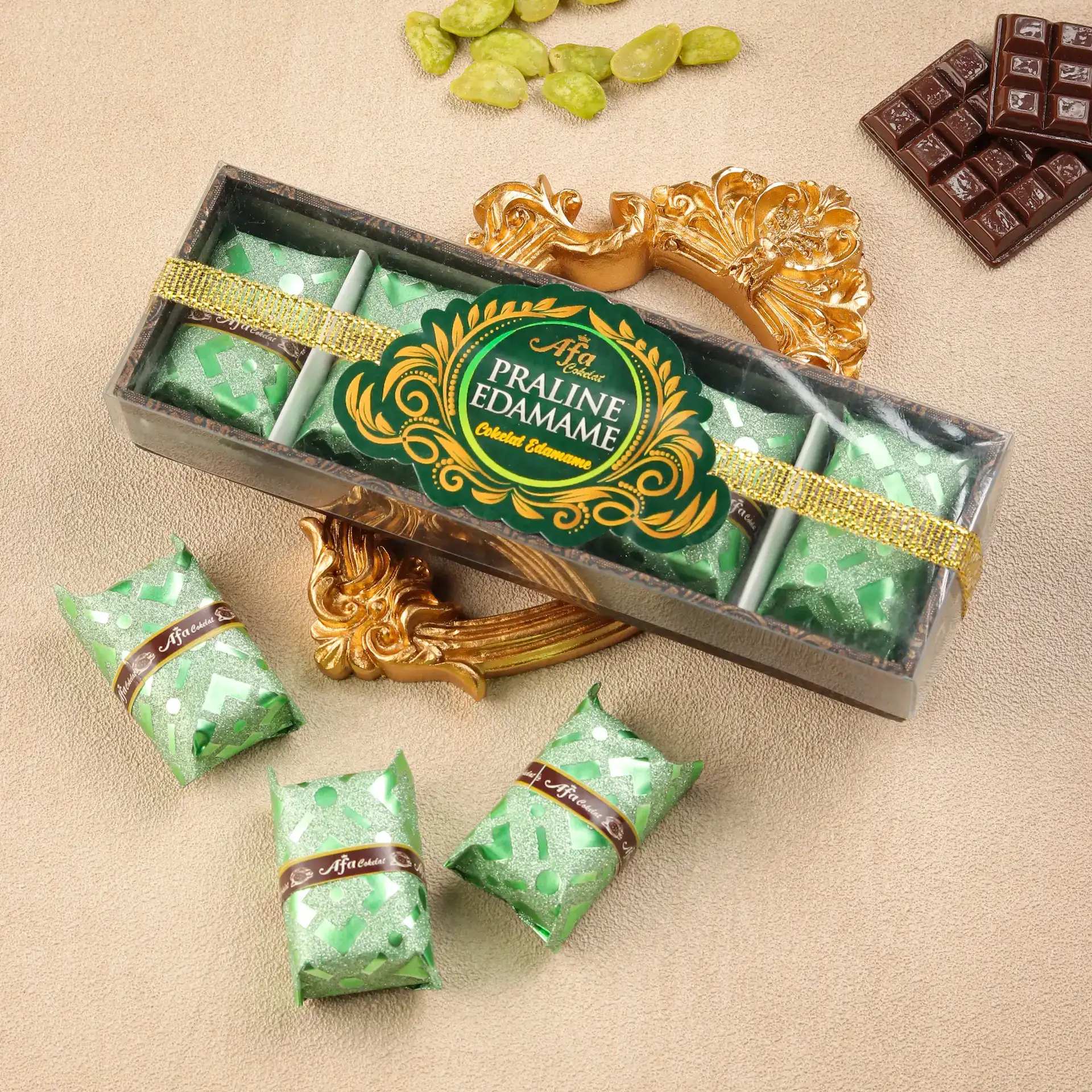 Cokelat praline premium varian 5 Afa Cokelat Jember