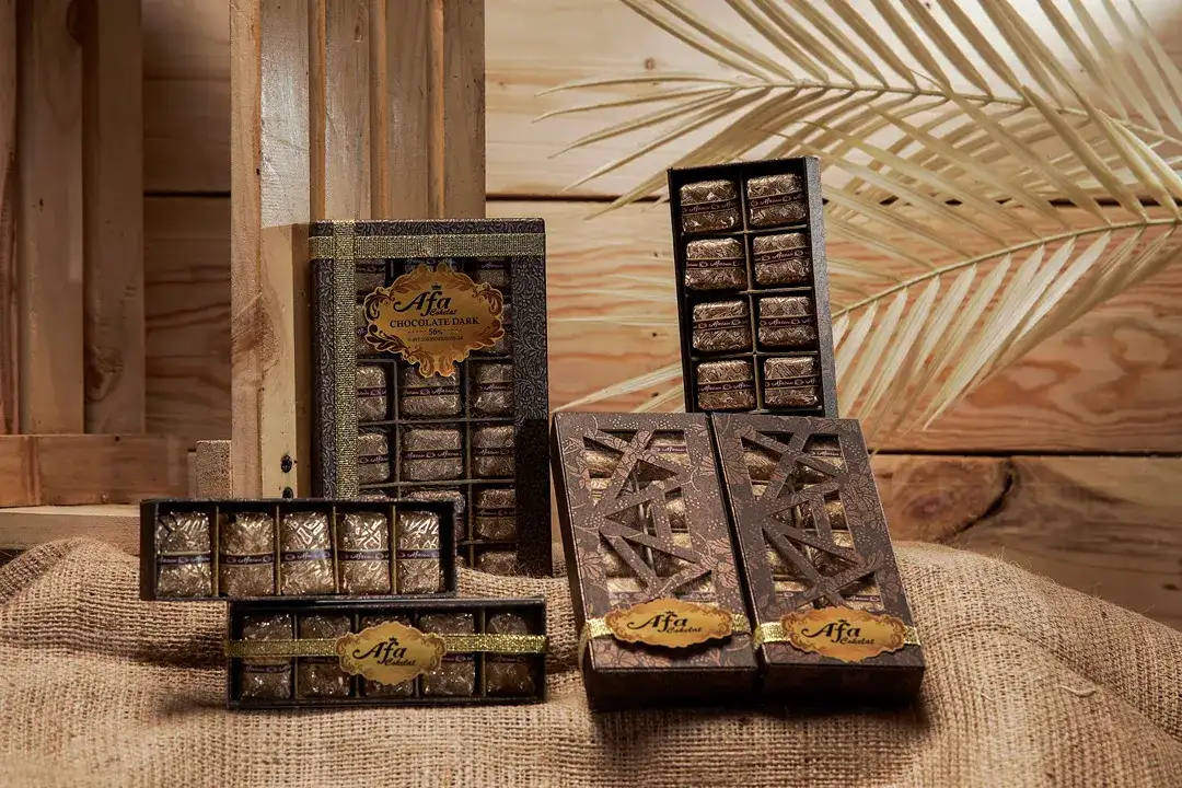 Cokelat praline premium varian 7 Afa Cokelat Jember